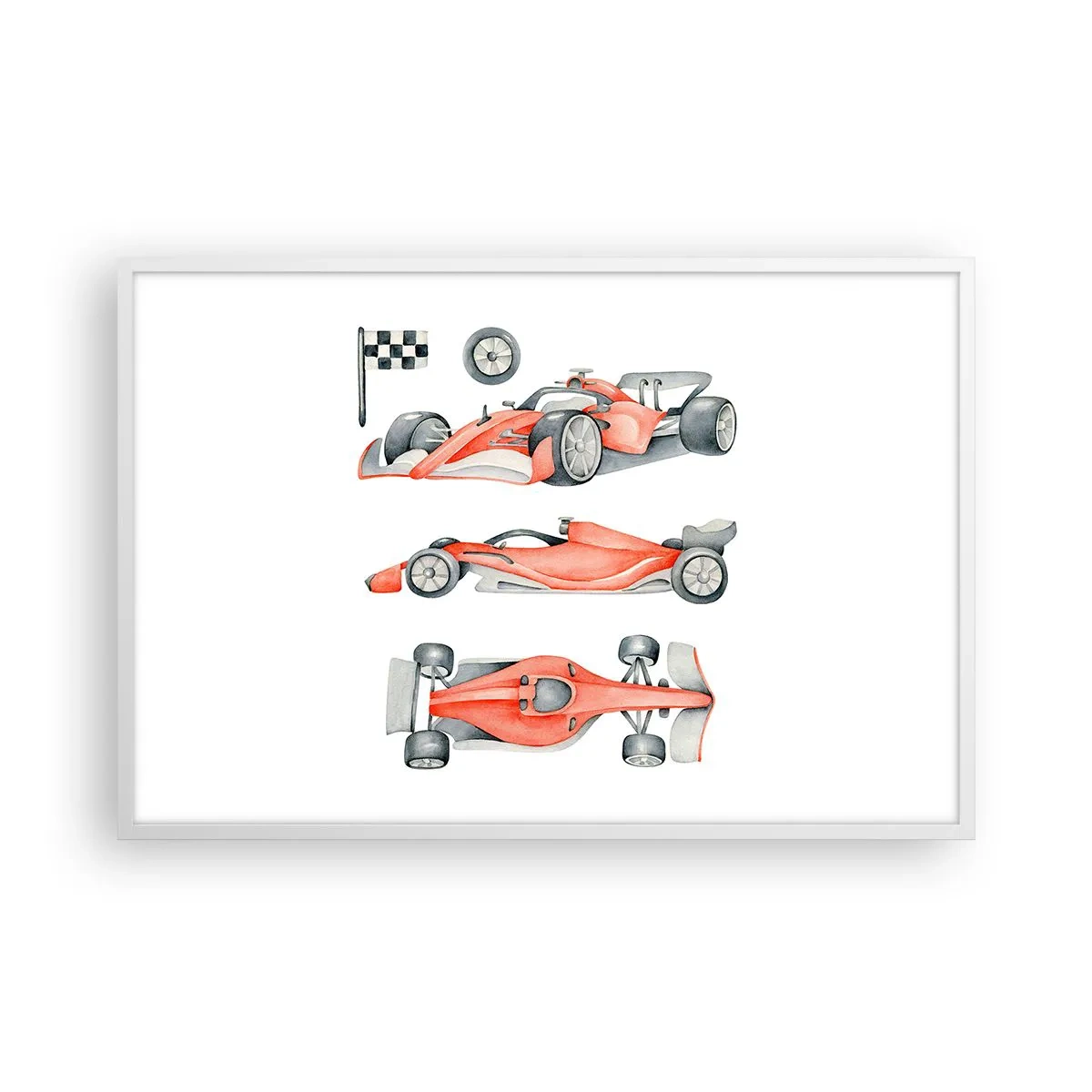 Poszter fekete keretben - Egy álom elérése - 91x61 cm