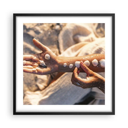 Poszter fehér keretben - Szépség egy karnyújtásnyira - 50x50 cm