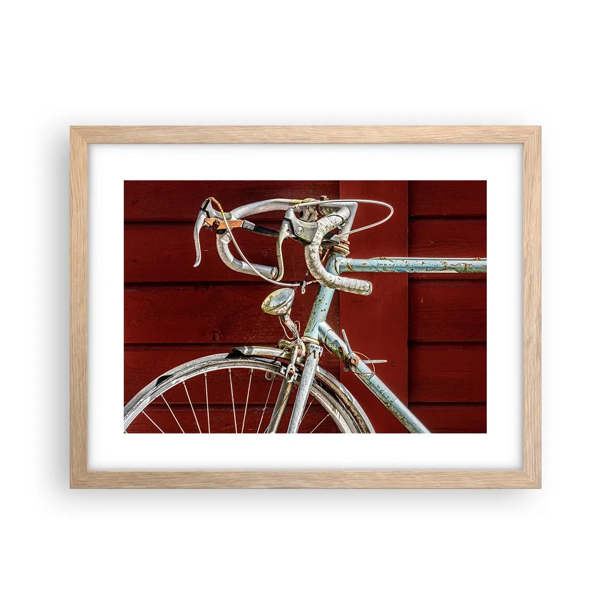 Poszter világos tölgy keretben - Győzelemre teremtve - 40x30 cm