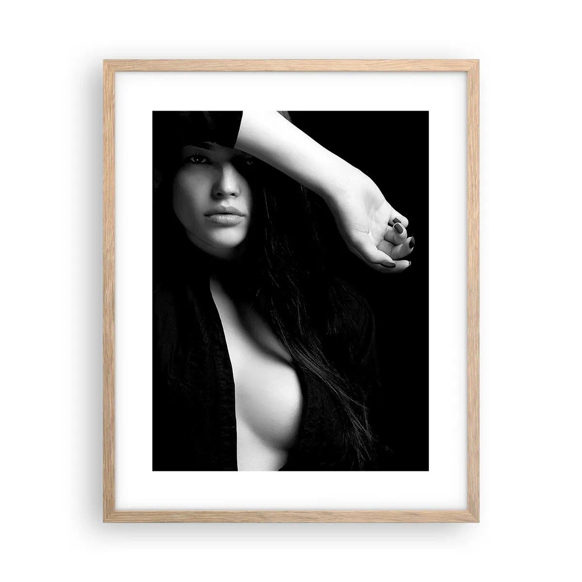 Poszter világos tölgy keretben - A csábítás iskolája - 40x50 cm