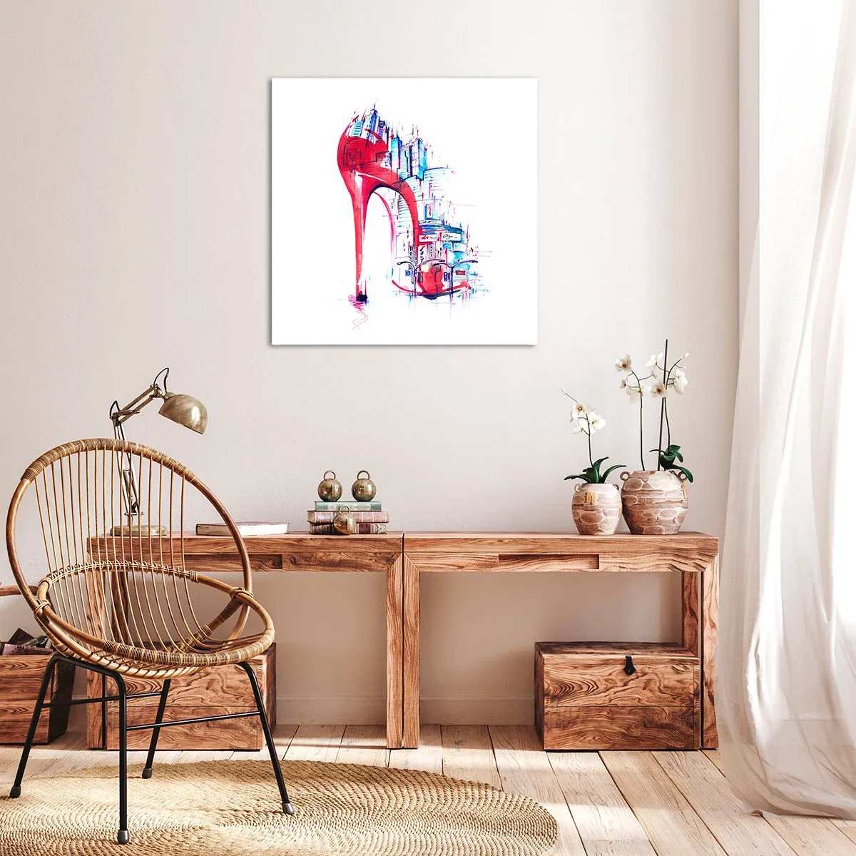 Vászonkép - Nagyvárosi elegancia - 30x30 cm