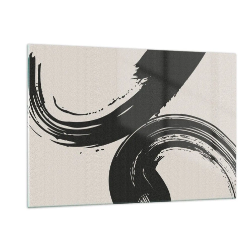 Üveg kép - Söprő és körkörös - 120x80 cm