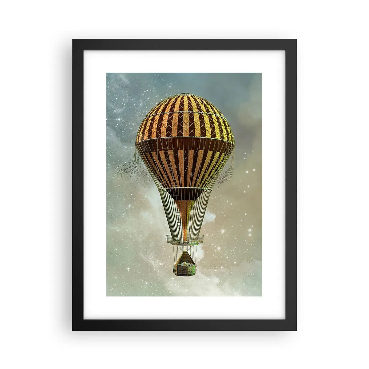 Poszter fehér keretben - Úttörő járatok - 30x40 cm