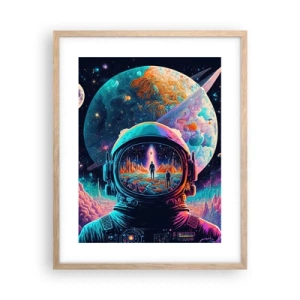 Poszter világos tölgy keretben - A filozófusok sosem álmodtak erről - 40x50 cm