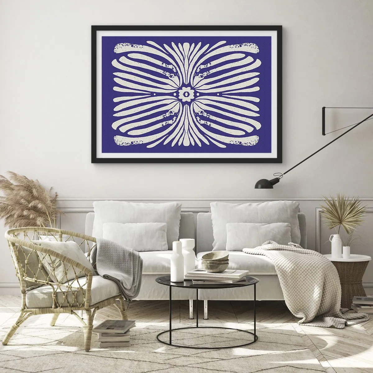 Poszter fehér keretben - Etnikai inspirációk - 40x30 cm