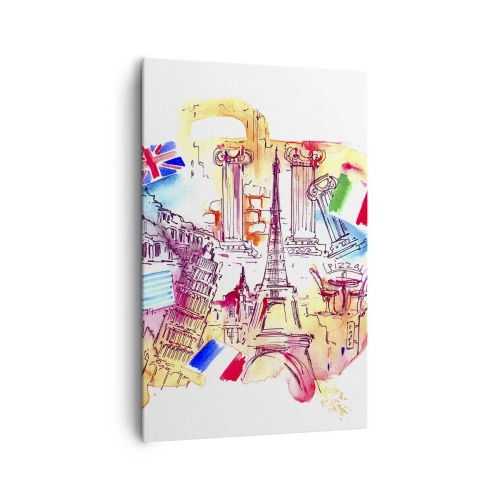 Vászonkép - Európai körút - 80x120 cm