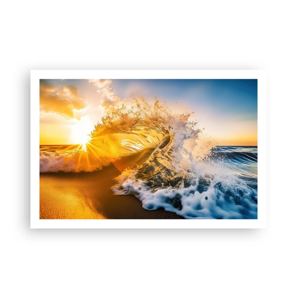 Poszter - Játék a homokban - 91x61 cm