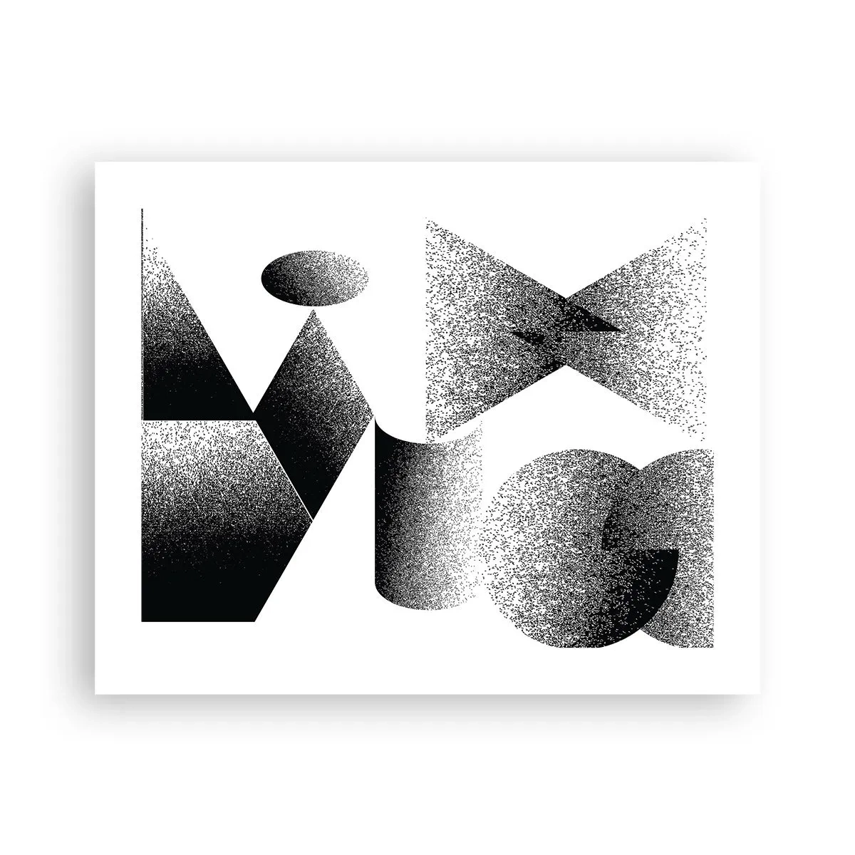 Poszter - Szögek és oválisok - 50x40 cm