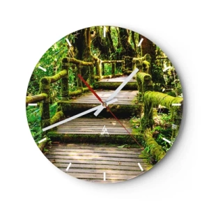 Falióra, Óra - A zöld folyosója - 40x40 cm