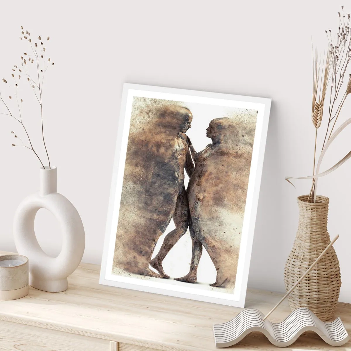 Poszter fekete keretben - Felemelkedtek a porból, hogy szeressenek - 61x91 cm