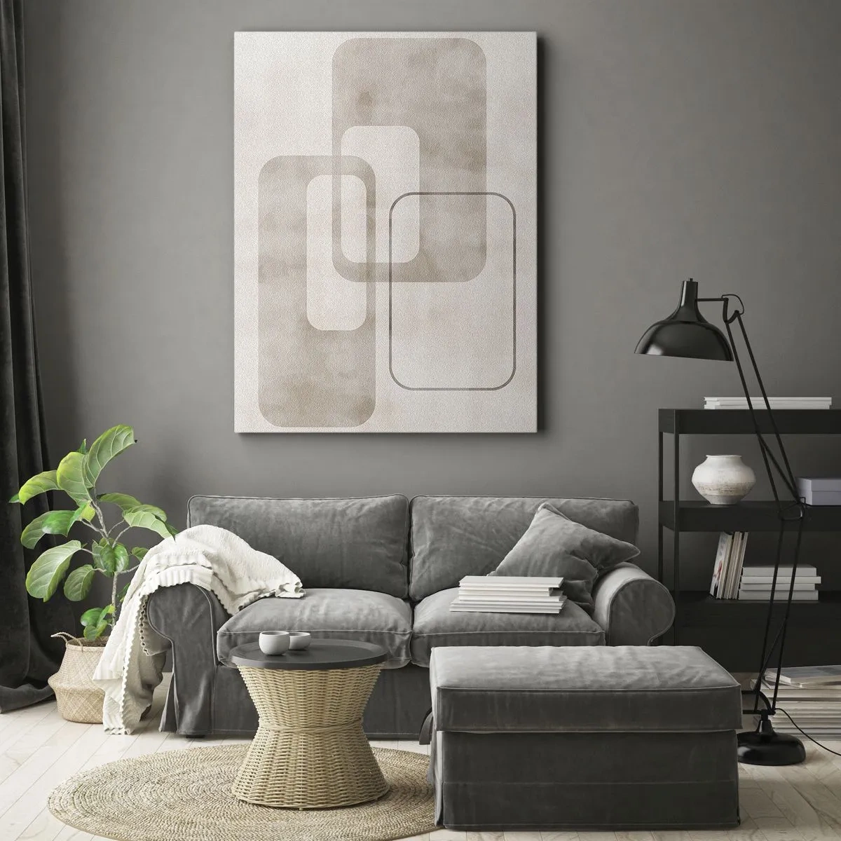 Vászonkép - Geometrikus fúga - 80x120 cm