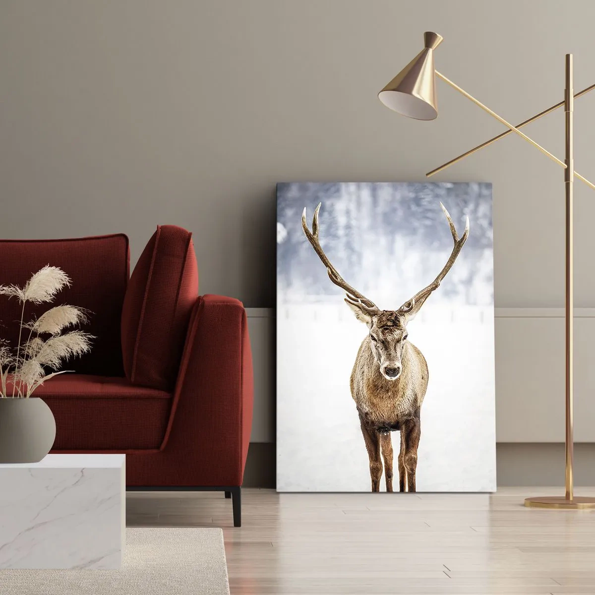 Vászonkép - Egyenesen a hóködből - 50x70 cm
