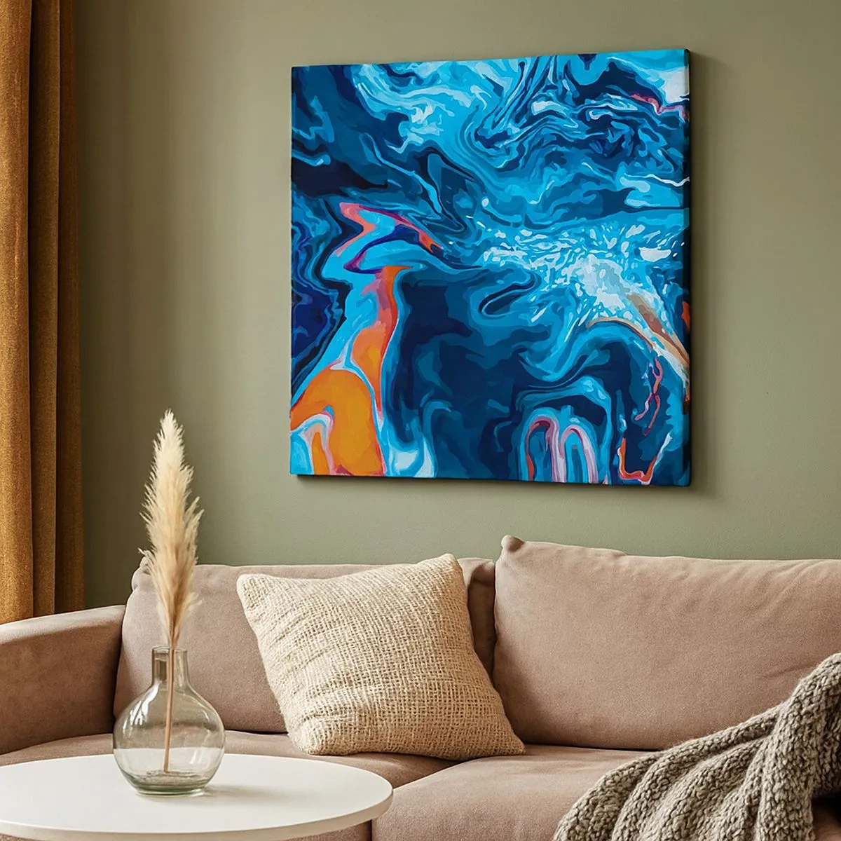 Vászonkép - Utazás a mennyország közepébe - 30x30 cm