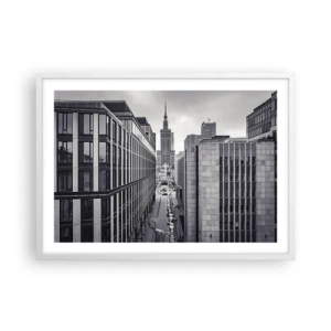 Poszter fekete keretben - Varsói völgy - 70x50 cm