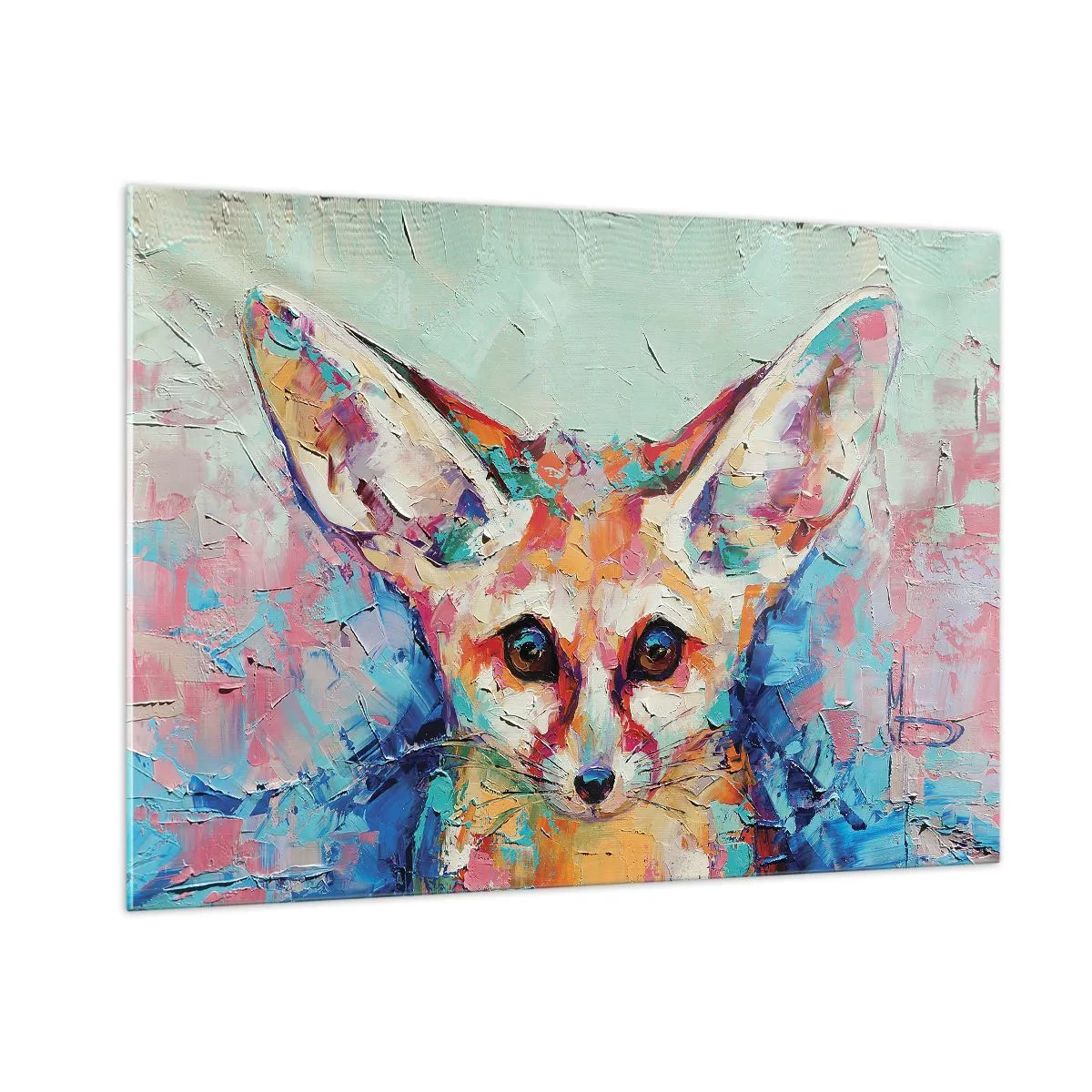 Üveg kép - Készen álltok rám? - 100x70 cm
