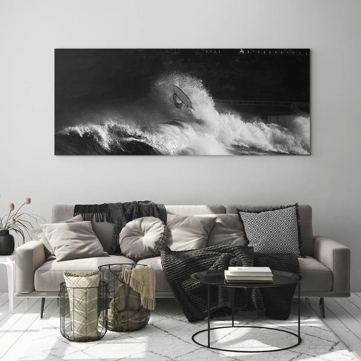 Üveg kép - Kihívás elfogadva! - 100x40 cm