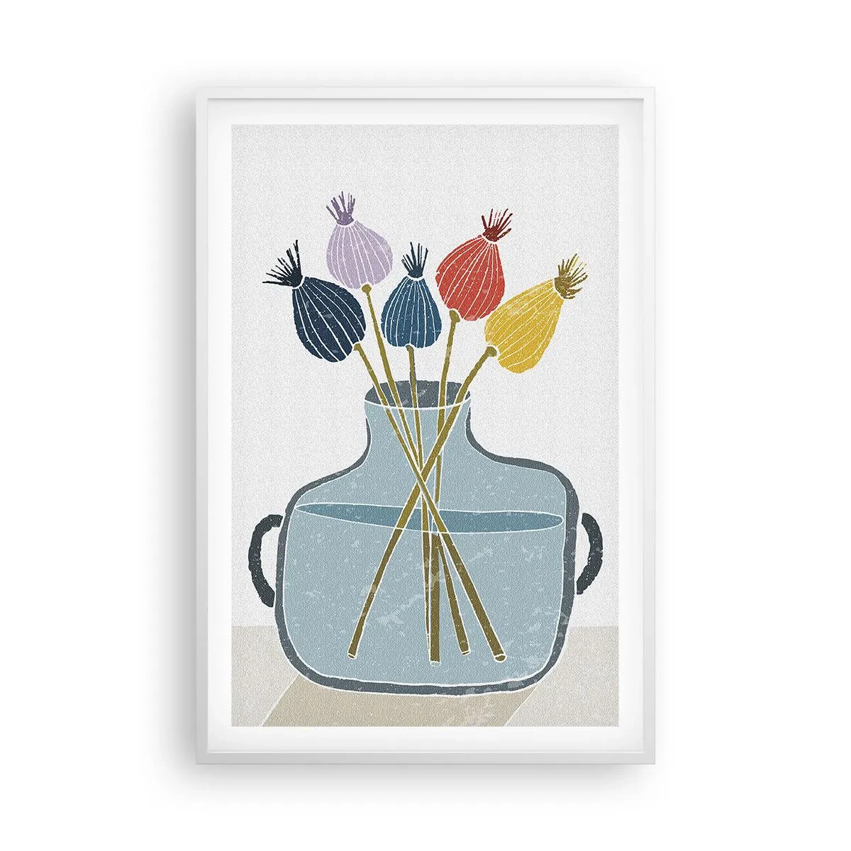 Poszter fekete keretben - Mint egy mákszem - 61x91 cm