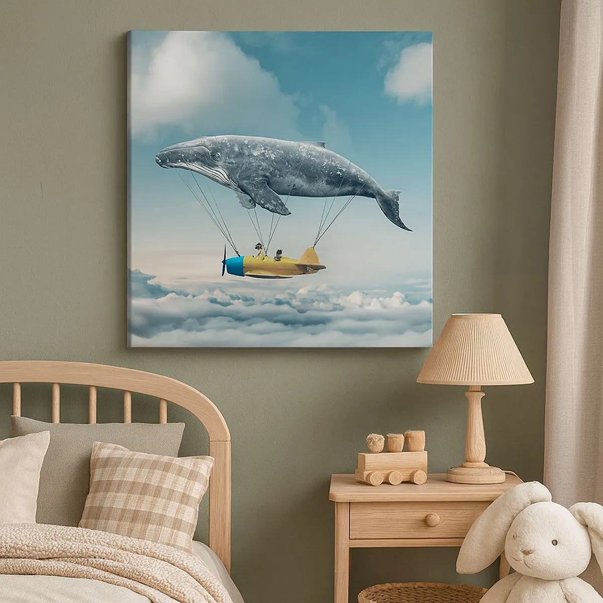 Vászonkép - Miért is ne? - 30x30 cm