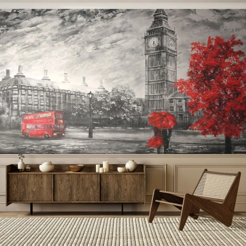 Öntapadós Fotótapéta Deluxe Sticker - Izgalmas nap - Város, London, Építészet - 100x70 cm