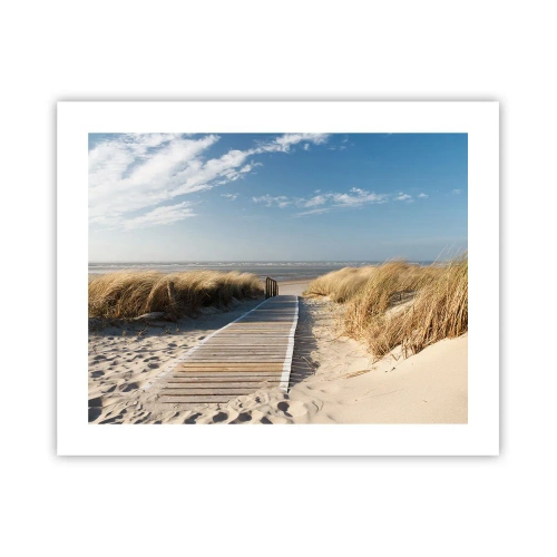 Poszter - A dűne mögött, a fű susogásában - 50x40 cm