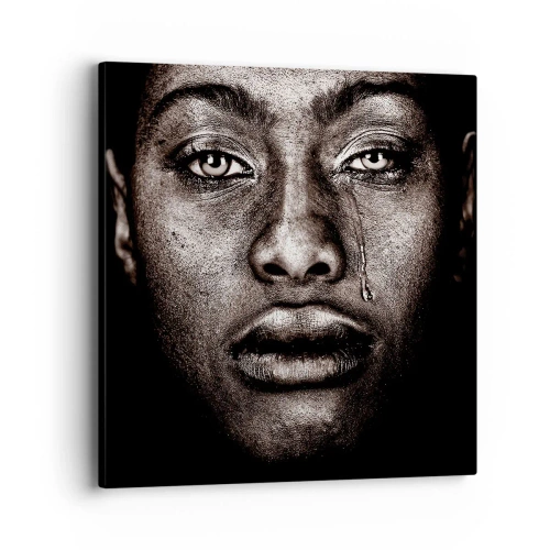 Vászonkép - Egy könnycsepp - 40x40 cm