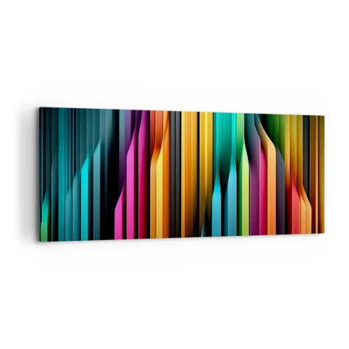 Vászonkép - Fényorgonák - 100x40 cm