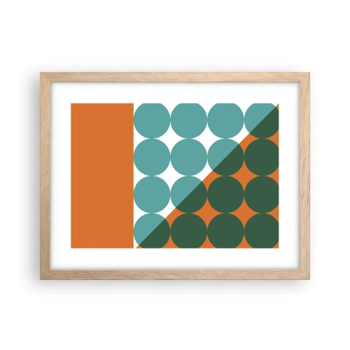 Poszter világos tölgy keretben - Felfelé és átlósan - 40x30 cm