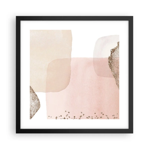 Poszter fehér keretben - Egy pillantás a színeken keresztül - 40x40 cm