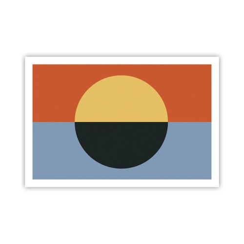 Poszter - A meleg és a hideg kompozíciója - 91x61 cm