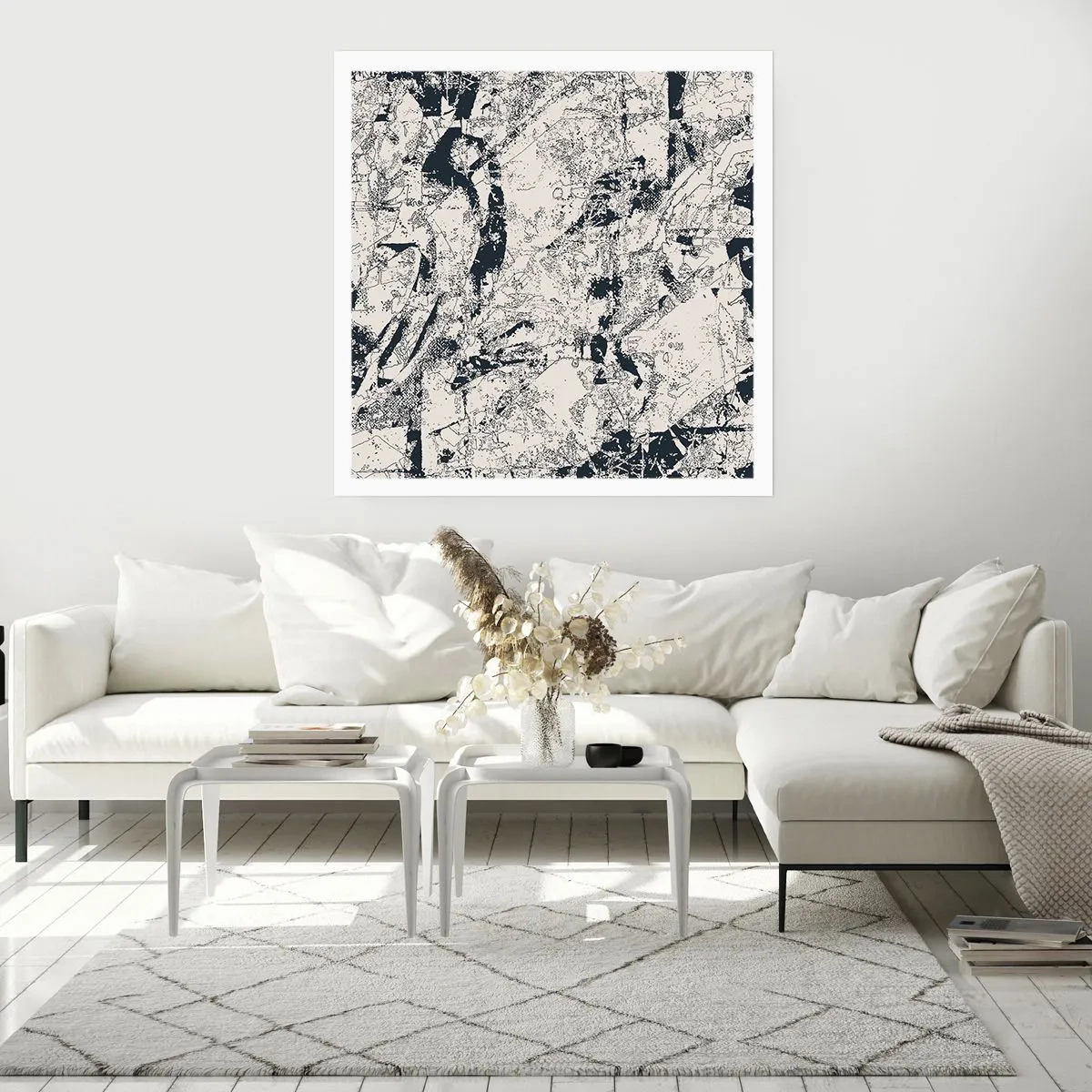 Poszter - Az ellentétek egymásba fonódása - 40x40 cm