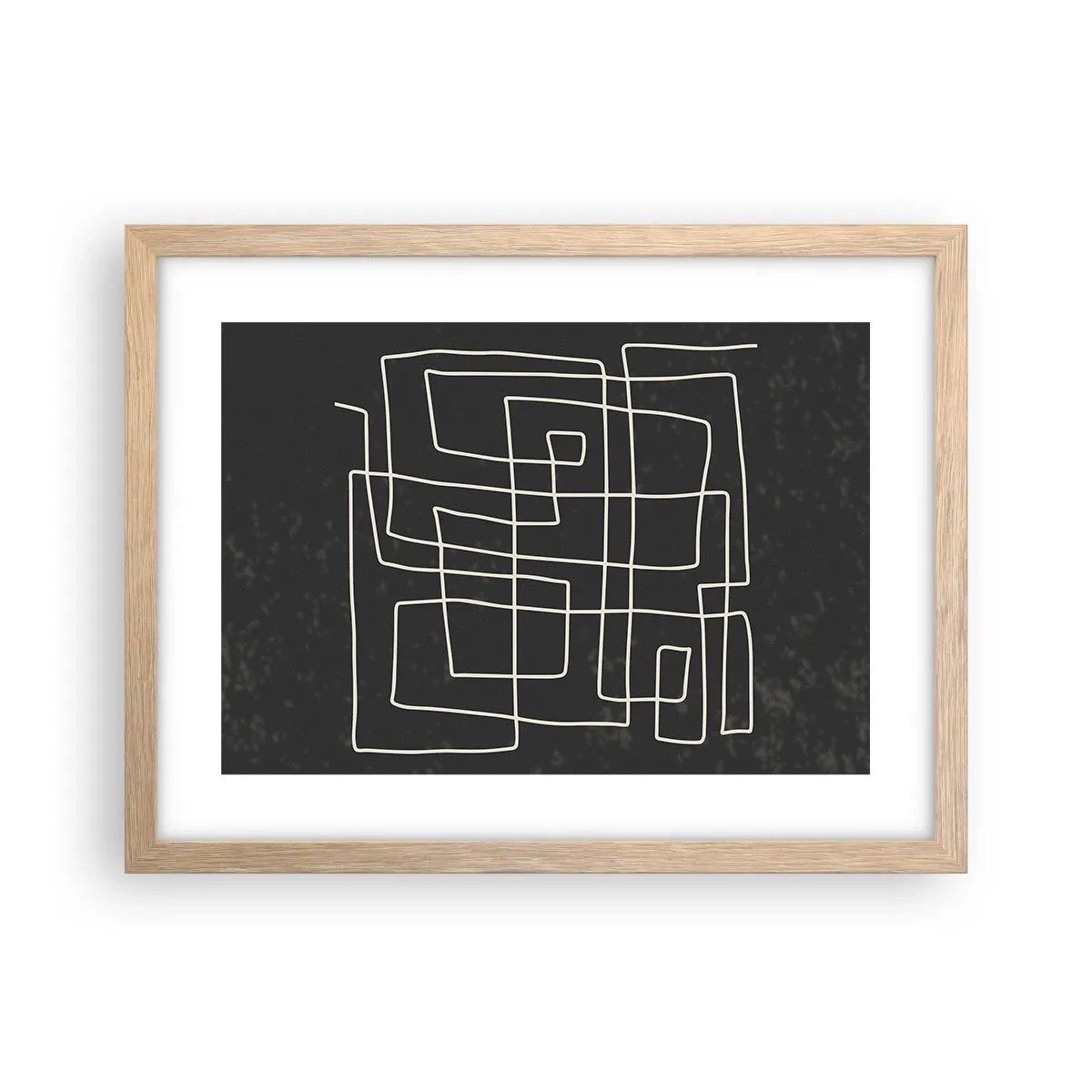 Poszter világos tölgy keretben - Nem olyan egyszerű - 40x30 cm