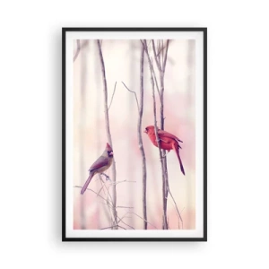 Poszter fehér keretben - Rózsaszín erdő története - 61x91 cm