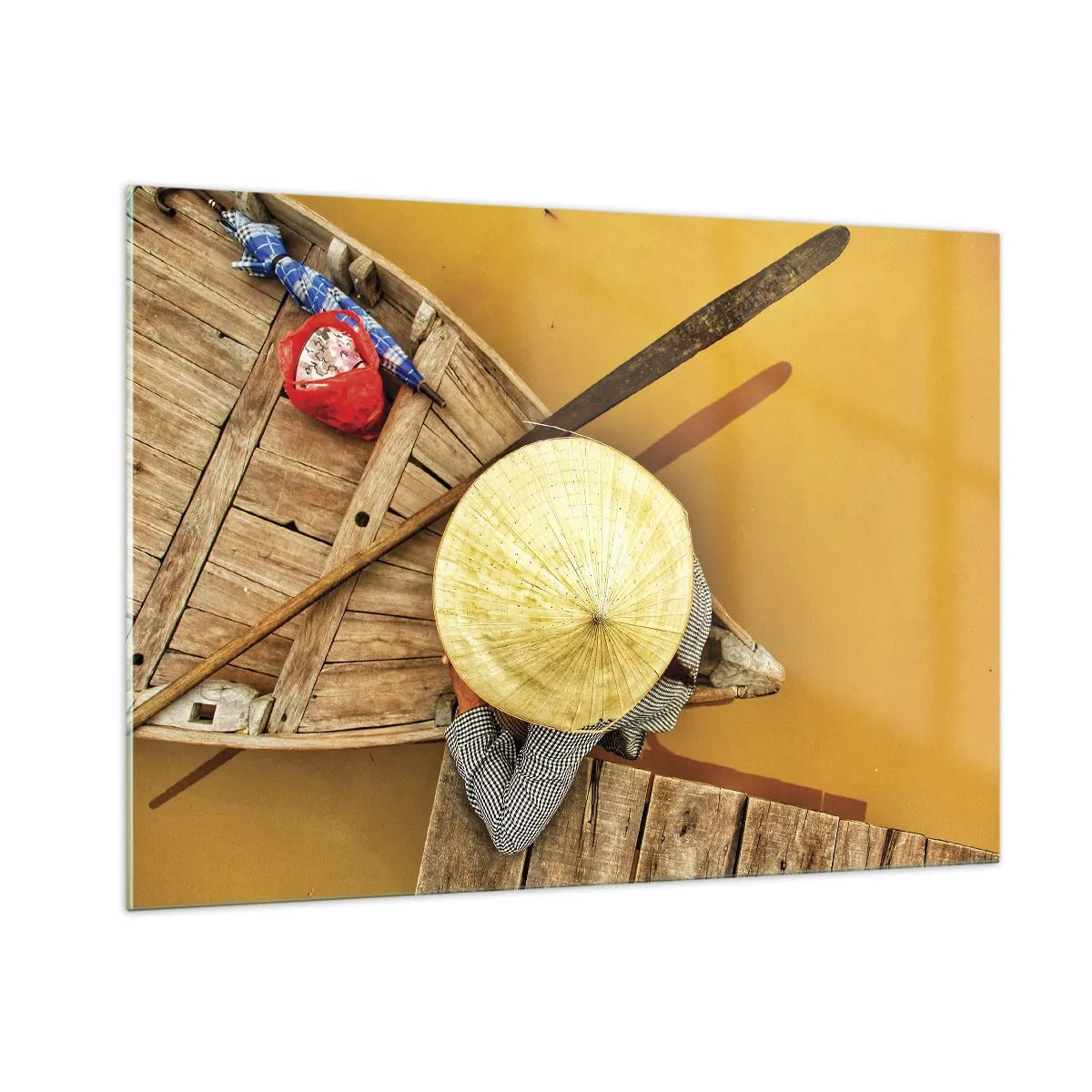 Üveg kép - Élet a Sárga-folyón - 100x70 cm