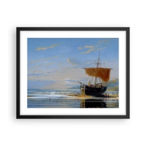 Poszter fehér keretben - Víz, föld, levegő - 50x40 cm