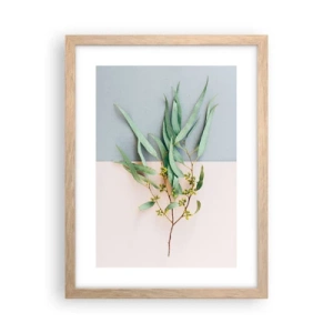 Poszter világos tölgy keretben - Pasztell finomság - 30x40 cm