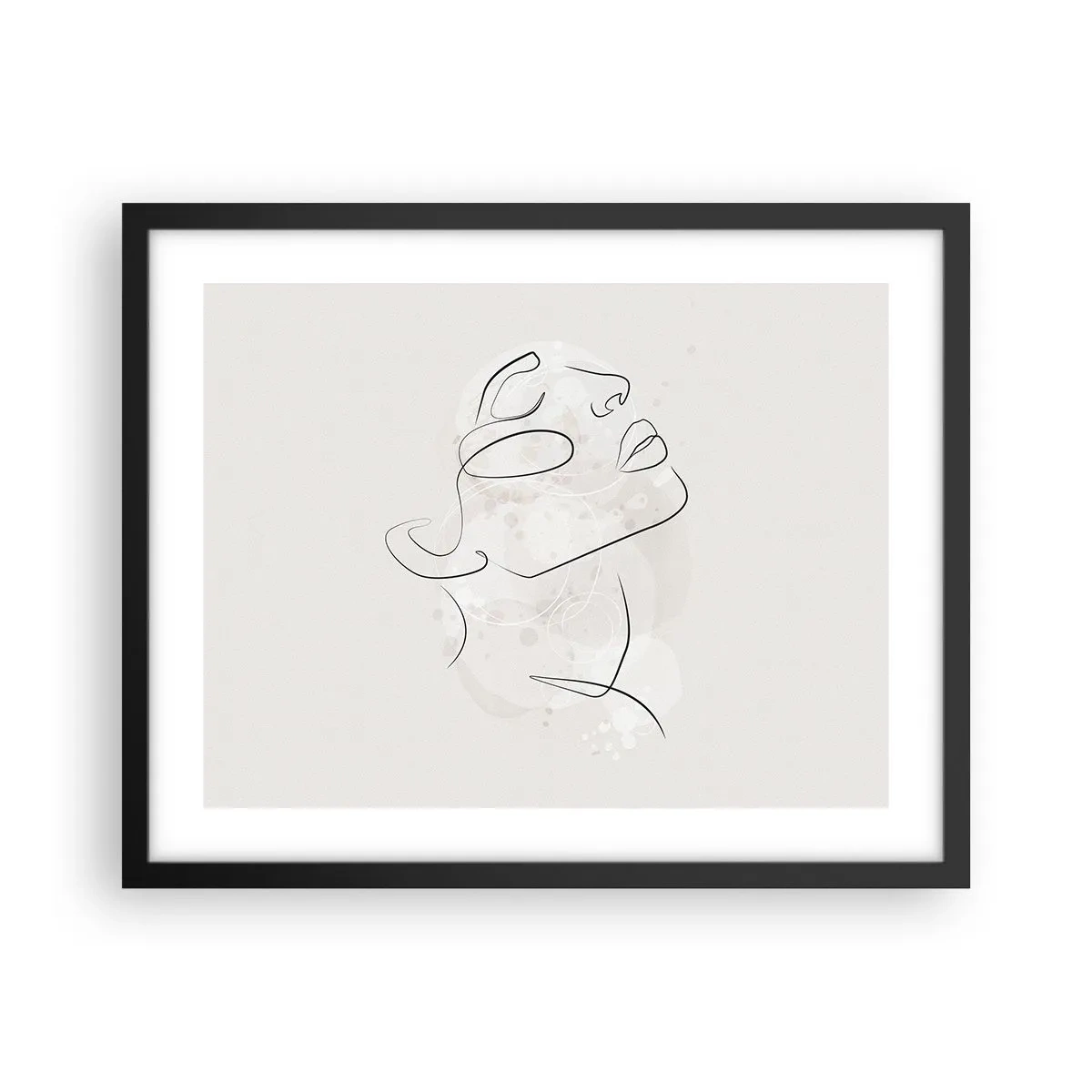Poszter fehér keretben - Egy álom körvonala - 50x40 cm