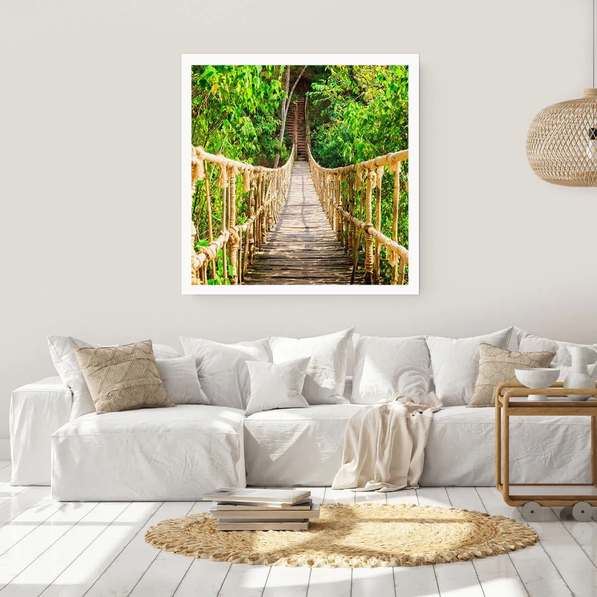 Poszter - Zöldben ragadva - 30x30 cm