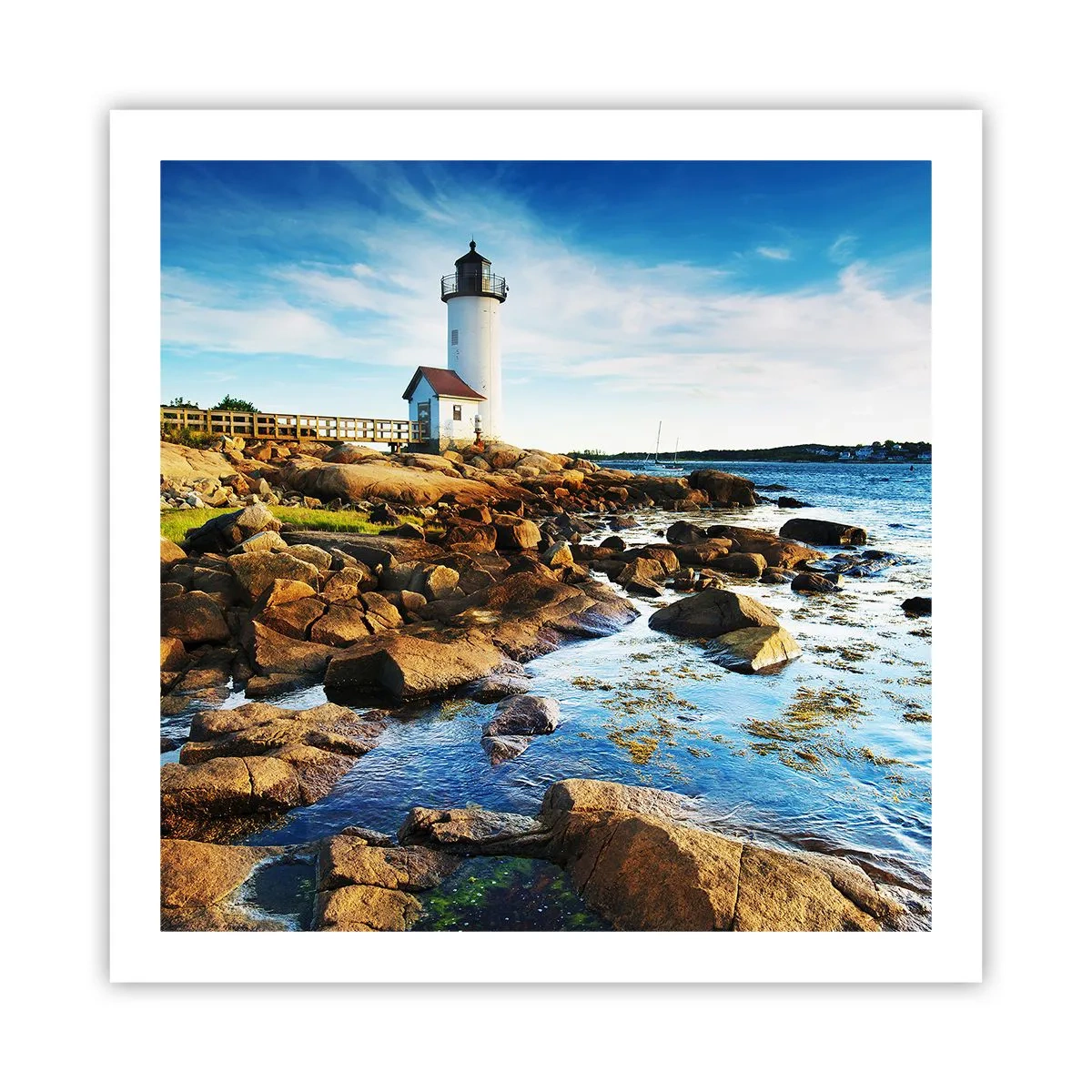 Poszter - Gyertek vissza boldogan, várlak - 60x60 cm