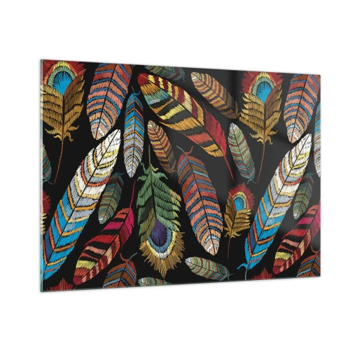 Üveg kép - A madárkarnevál - 100x70 cm