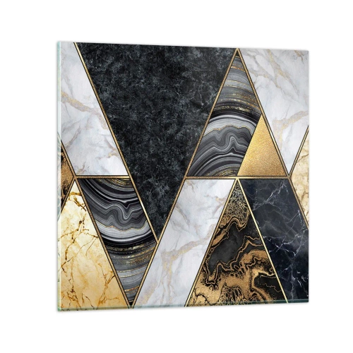 Üveg kép - Kőről kőre - 70x70 cm