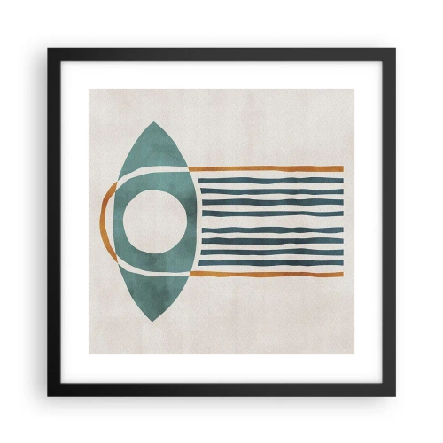 Poszter fehér keretben - Jelek és rituálék - 40x40 cm