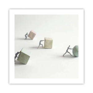 Poszter - Maga az élet - 50x50 cm