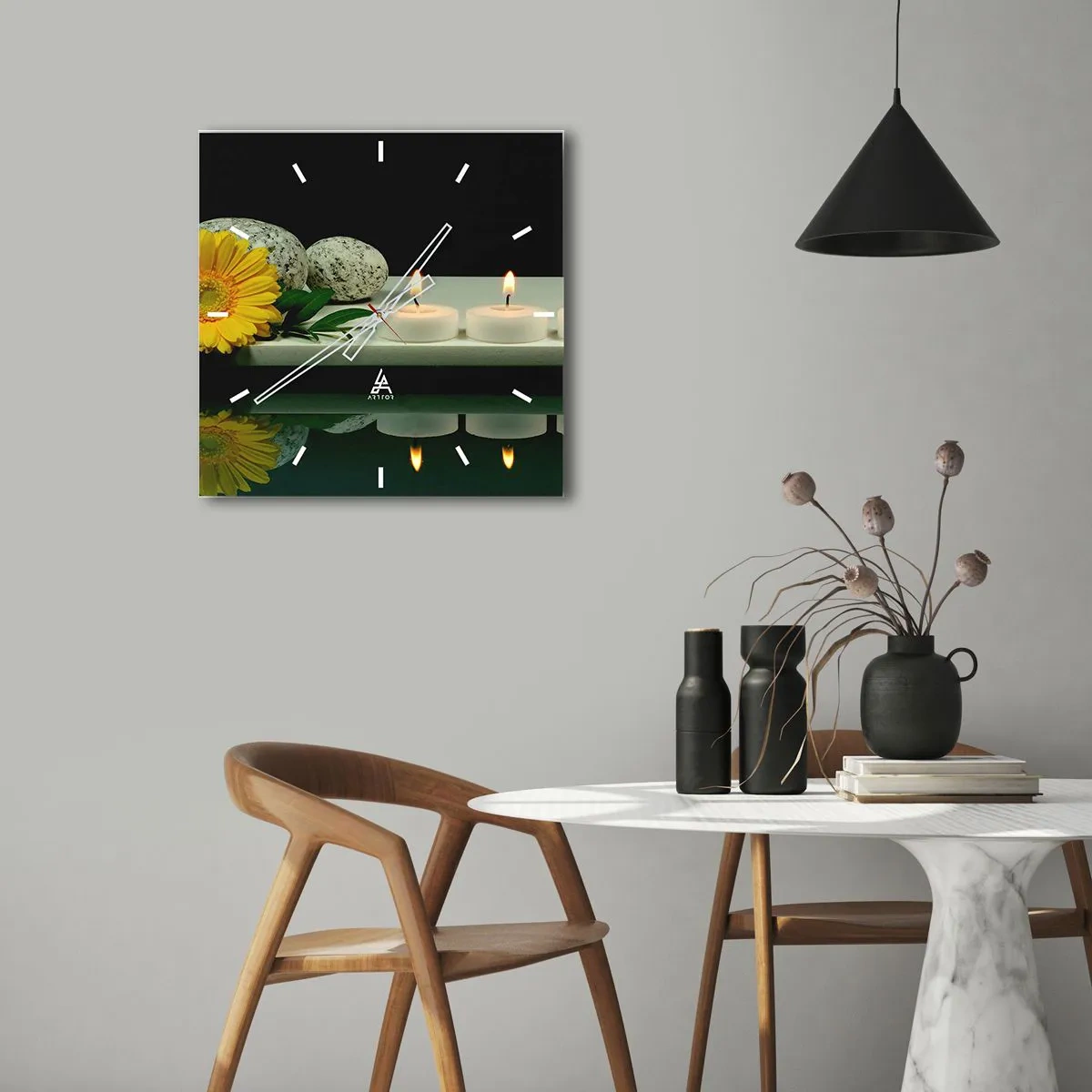 Falióra, Óra - Az érzékek megnyugtatása - 30x30 cm