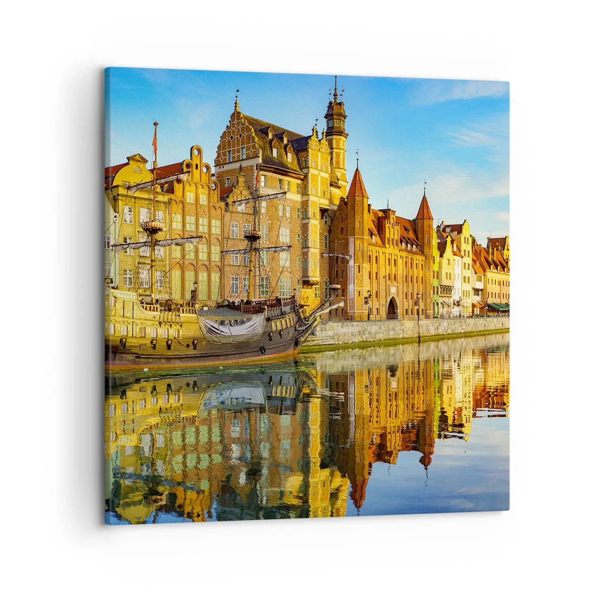 Vászonkép - A múlt tükörképe - 50x50 cm