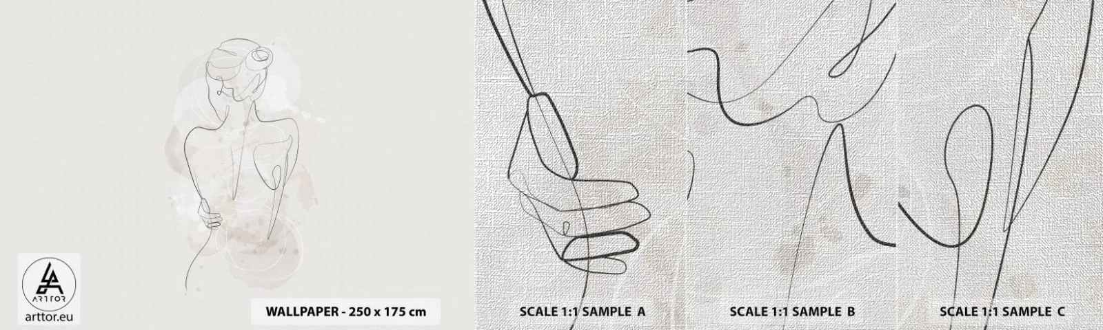 Fotótapéta Minta Premium Canvas - Mint egy érzékeny hangszer - Nő, Test, Grafika - 100x30 cm