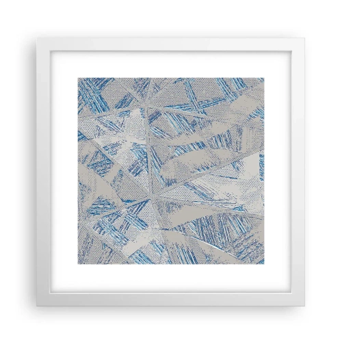 Poszter fekete keretben - A szürkéskék labirintusban - 30x30 cm