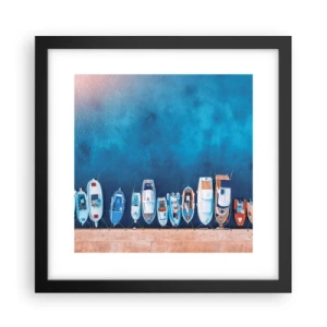 Poszter fehér keretben - Egy sorban - 30x30 cm