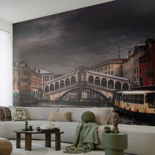 Fotótapéta Premium Canvas - Egy velencei este ígérete - Város, Velence, Híd - 150x105 cm