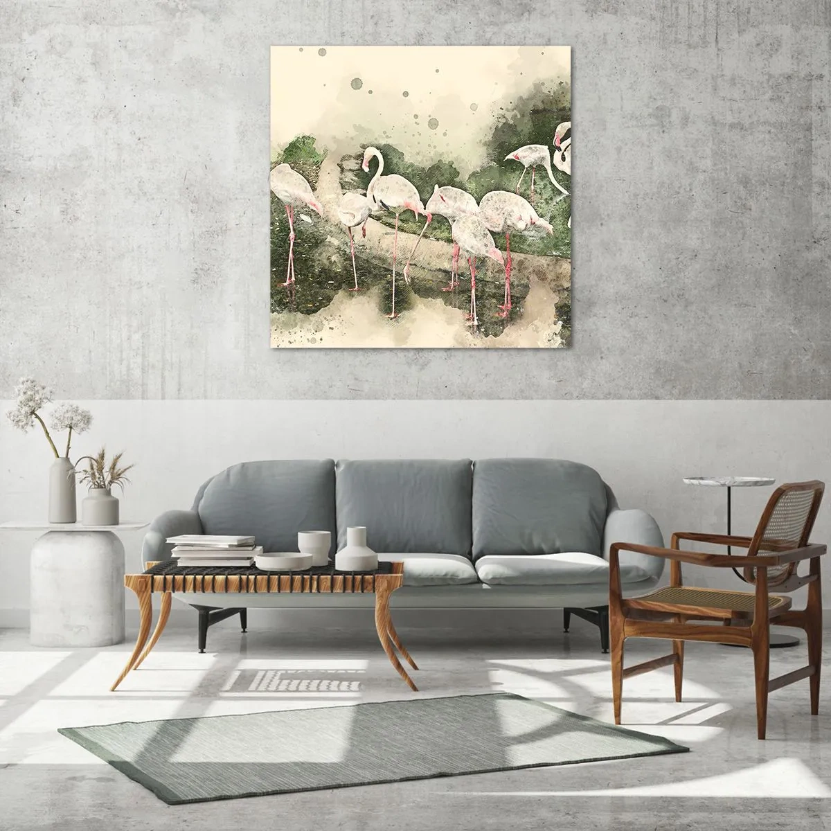 Üveg kép - Egzotikus álom - 60x60 cm