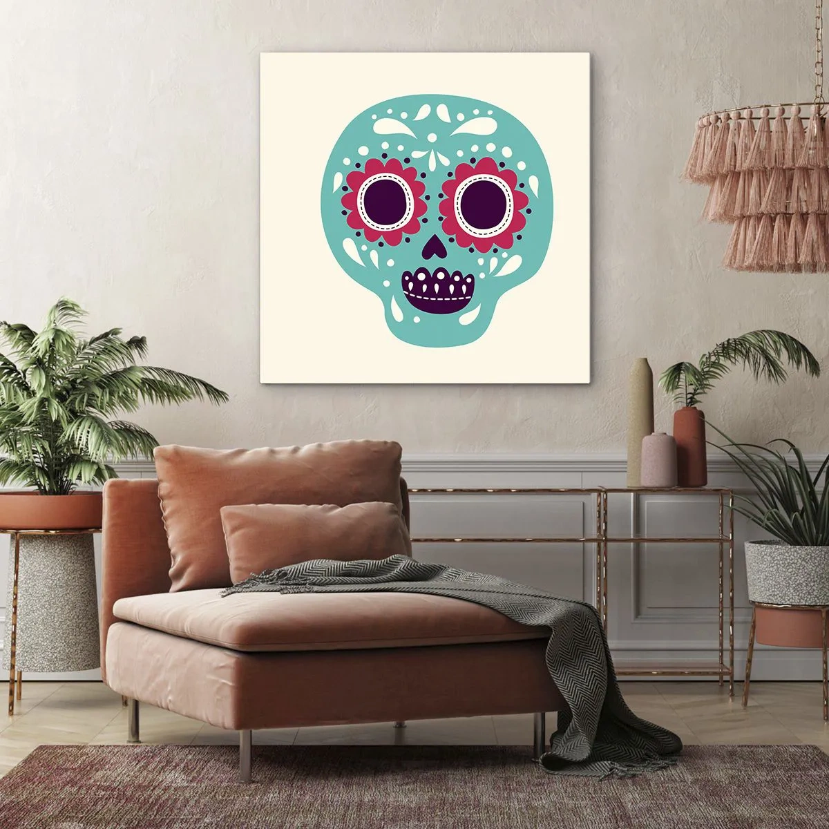 Vászonkép - Az élet - szórakozás a halálig - 60x60 cm